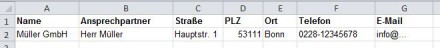 Excel-Tabelle